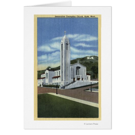 Butte, Montana - Immaculate Conception Church Cards (Front)
