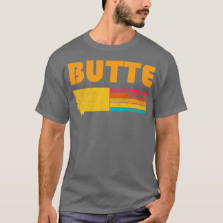 Butte Montana Vintage Distressed Souvenir T-Shirt