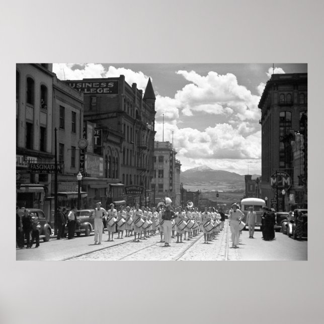 Butte Parade, 1939 Poster (Front)