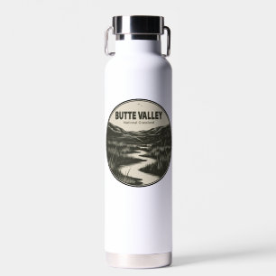 Butte Valley National Grassland California Stream Water Bottle
