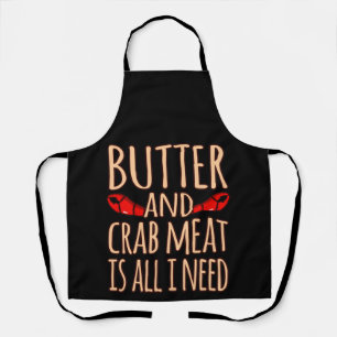 Butter And Crab Meat Seafood Crabbing Crabs Apron
