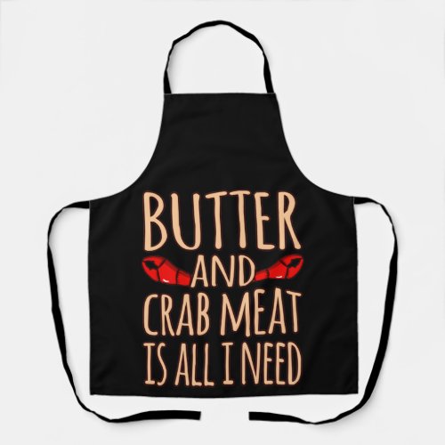 Butter And Crab Meat Seafood Crabbing Crabs Apron