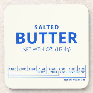 Butter beverage coaster