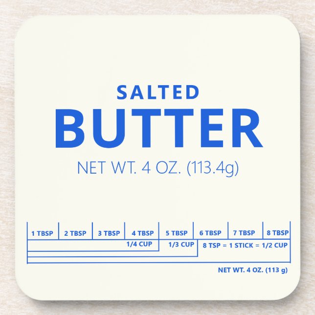 Butter  beverage coaster (Front)