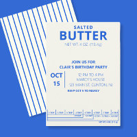 Butter Birthday Party Cooking party
