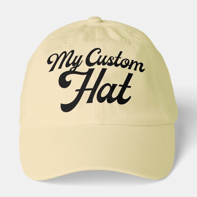 BUTTER Custom Baseball Cap Blank (Dad Cap) (Front)