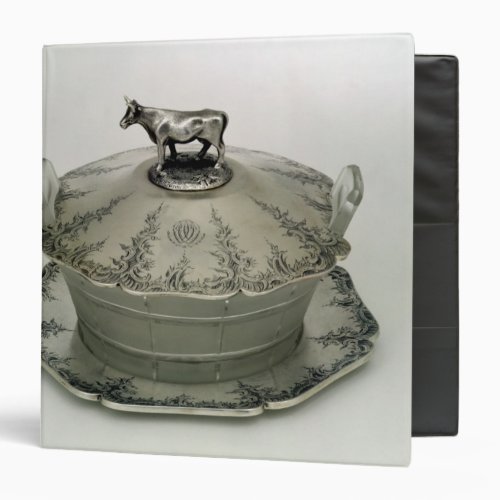 Butter dish with a frosted glass base binder