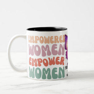 BUTTER FLY AND EMPOWER WOMEN DISIGN ON Mug