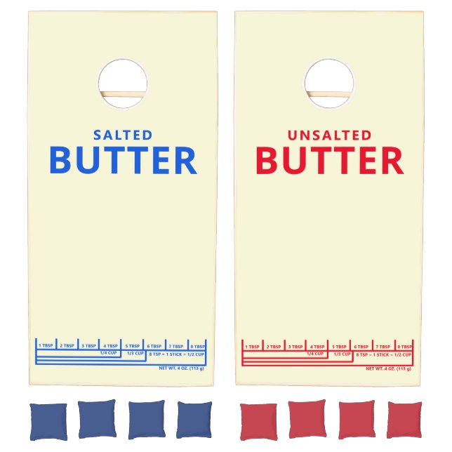 Butter Funny  Cornhole Set (Set)