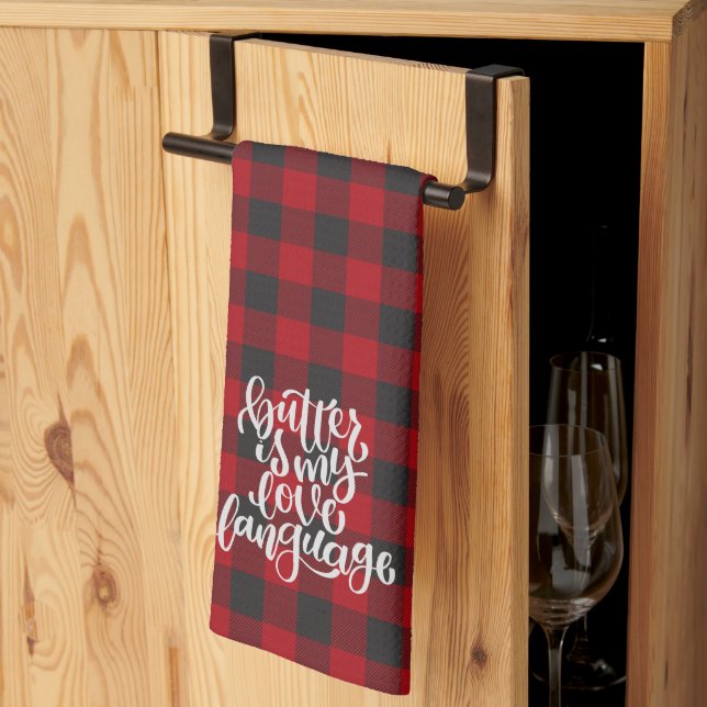 Butter is my Love Language  Kitchen Towel (Thirds Fold)