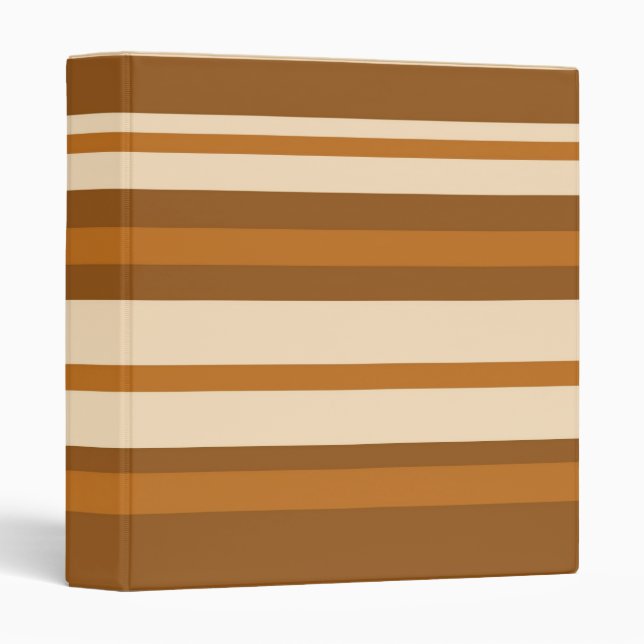 Butter Mint Stripe binder (Front/Spine)