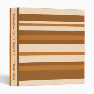 Butter Mint Stripe 'Your Text' spine binder