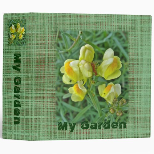 Butter n Eggs Wildflower Binder