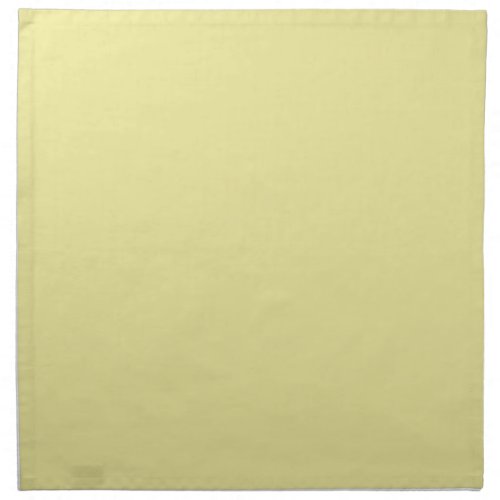 Butter Pastel Yellow Solid Color 2022 Trending Hue Cloth Napkin
