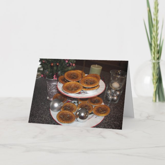 Butter Tarts With Recipe Holiday Card (Front)