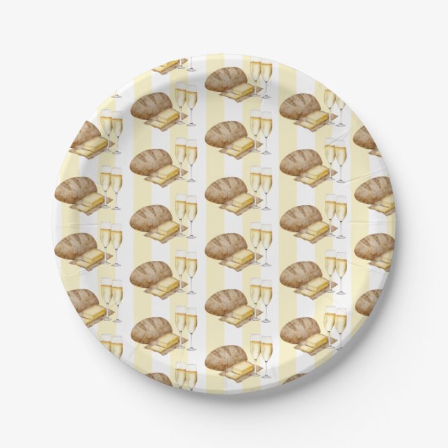 Butter Together Bread and Butter Bridal Shower Paper Plates (Front)