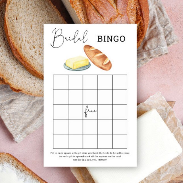 Butter Together Bridal shower bingo game (Creator Uploaded)