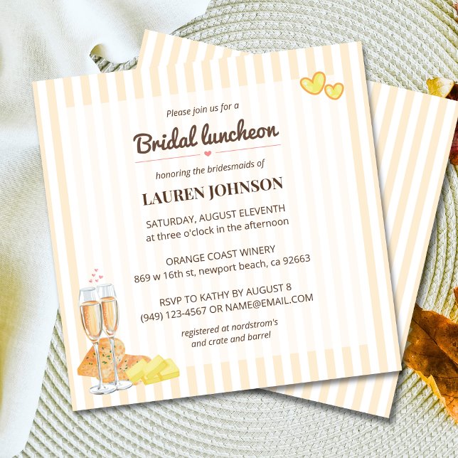 Butter Together Bridal Shower Bridal Luncheon  Invitation (Creator Uploaded)