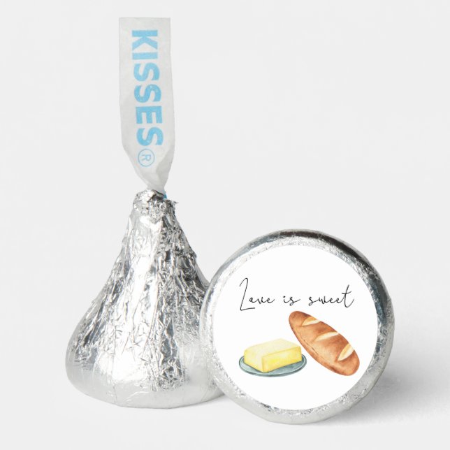 Butter Together Bridal Shower Love is sweet  Hershey®'s Kisses® (Front)