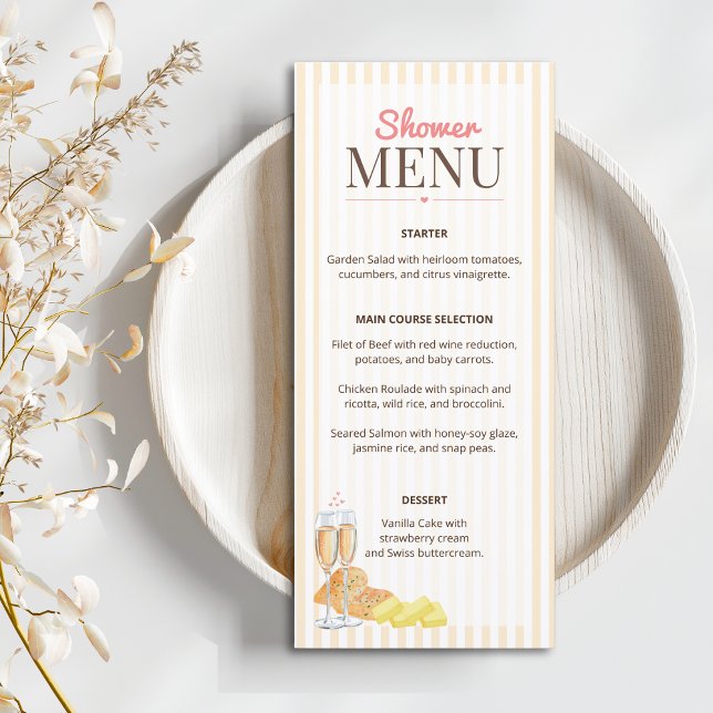 Butter Together Bridal Shower  Menu (Creator Uploaded)