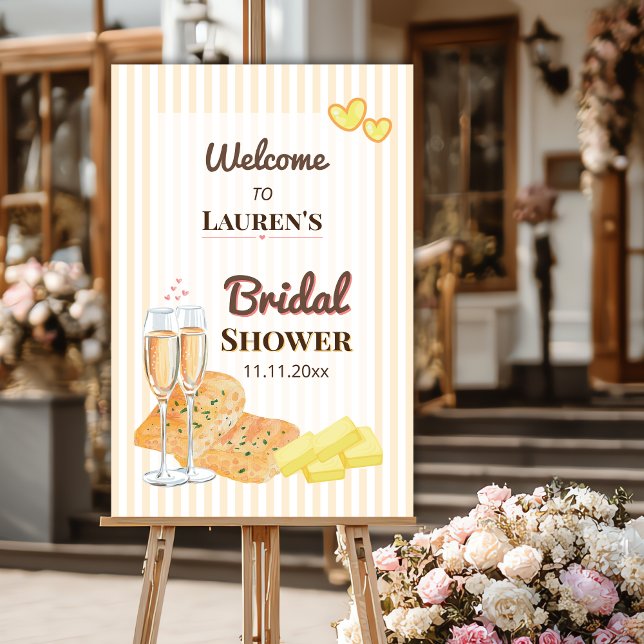 Butter Together Bridal Shower Party Welcome Sign (Creator Uploaded)