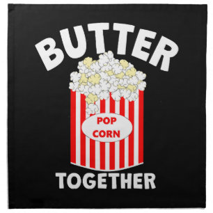 BUTTER Together Movie Popcorn Cloth Napkin