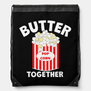 BUTTER Together Movie Popcorn Drawstring Bag