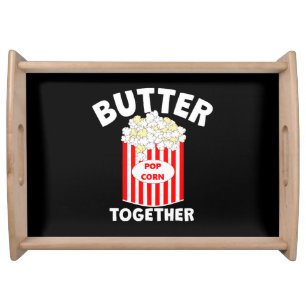 BUTTER Together Movie Popcorn Serving Tray
