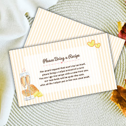 Butter Together, Please Bring a Recipe Enclosure Card