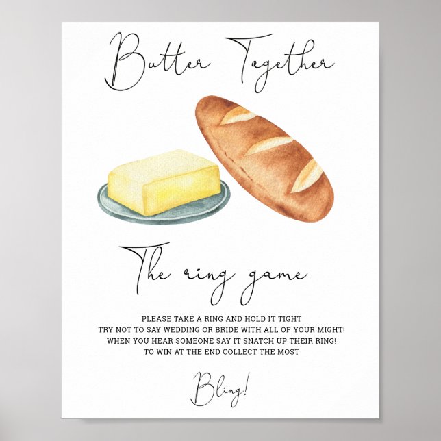 Butter Together  - Put a ring on it game poster (Front)