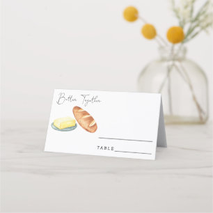 Butter together - Wedding place cards