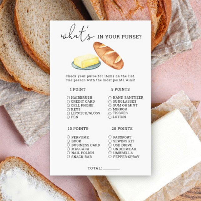 Butter Together - What's in your purse game (Creator Uploaded)