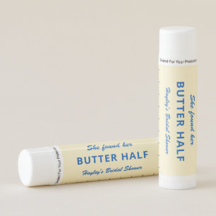 Butter Together Yellow Bridal Shower Favors Lip Balm