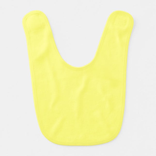 Butter Yellow Baby Bib (Front)