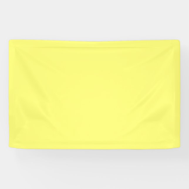 Butter Yellow Banner (Horizontal)