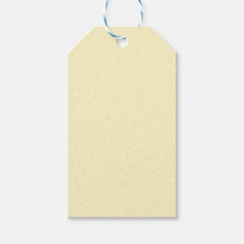 Butter Yellow Both Sides Gift Tags