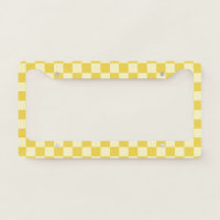 Butter Yellow Checkerboard