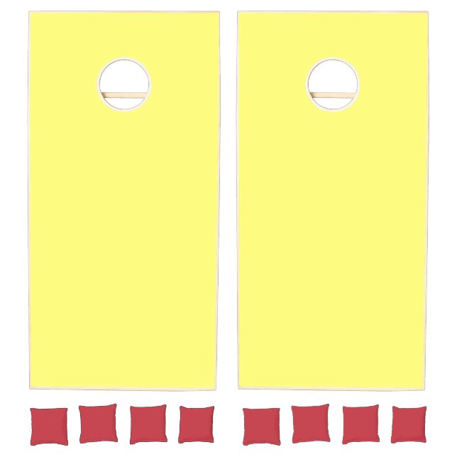 Butter Yellow Cornhole Set (Set)