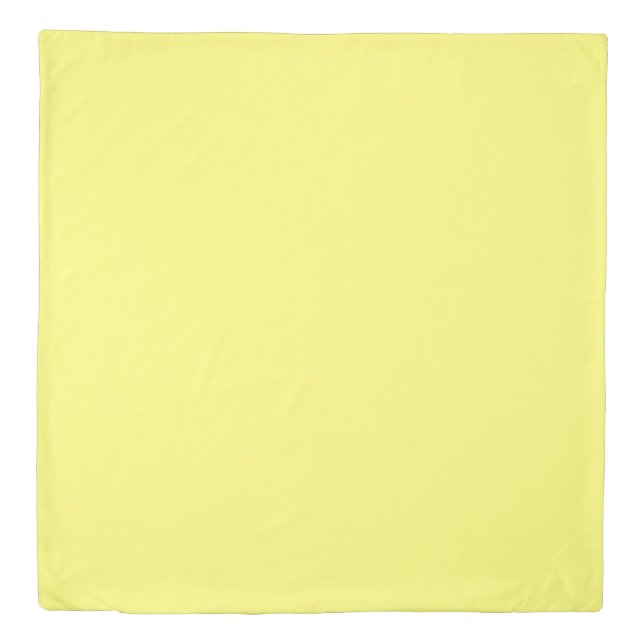 Butter Yellow Duvet Cover (Front)
