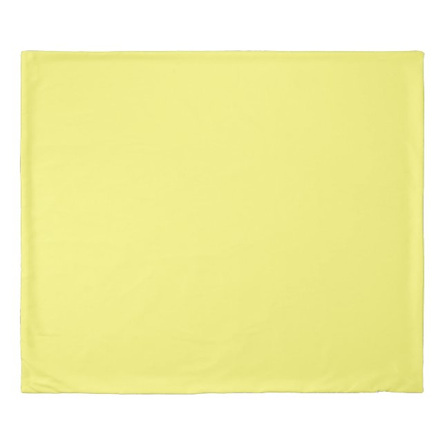 Butter Yellow Duvet Cover (Front)