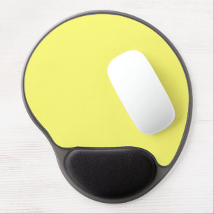 Butter Yellow Gel Mouse Pad