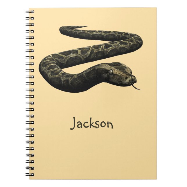 Butter Yellow Green & Orange Frog Notebook (Front)