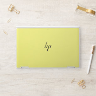 Butter Yellow HP Laptop Skin