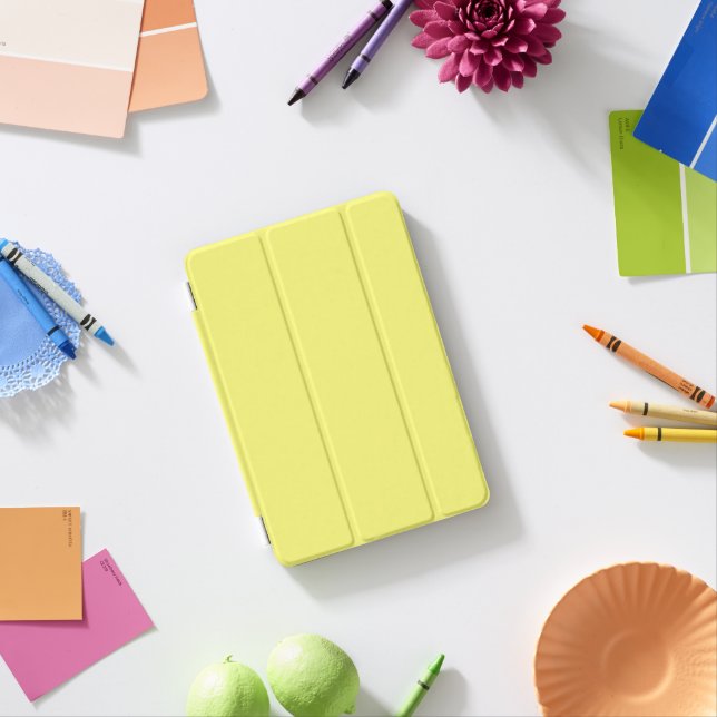 Butter Yellow iPad Mini Cover (In Situ)