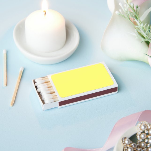 Butter Yellow Matchboxes (Insitu)