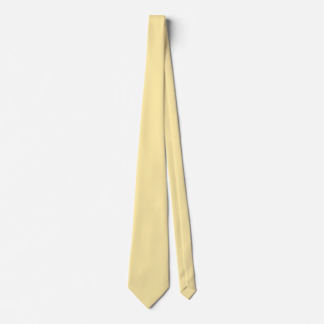 Butter Yellow Neck Tie (Front)