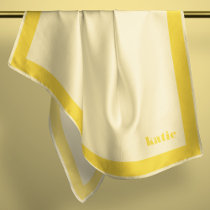 Butter Yellow Personalizable Scarf