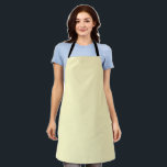 Butter Yellow Solid Color Apron<br><div class="desc">Butter Yellow Solid Color</div>