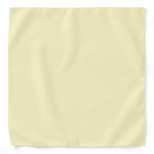 Butter Yellow Solid Color Bandana