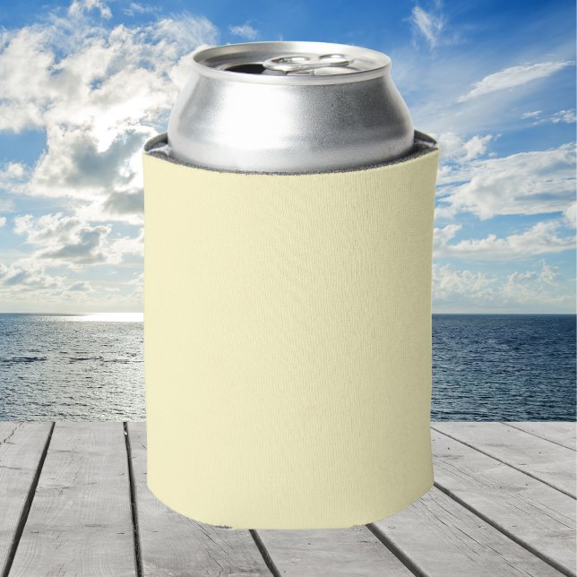 Butter Yellow Solid Color Can Cooler (Creator Uploaded)